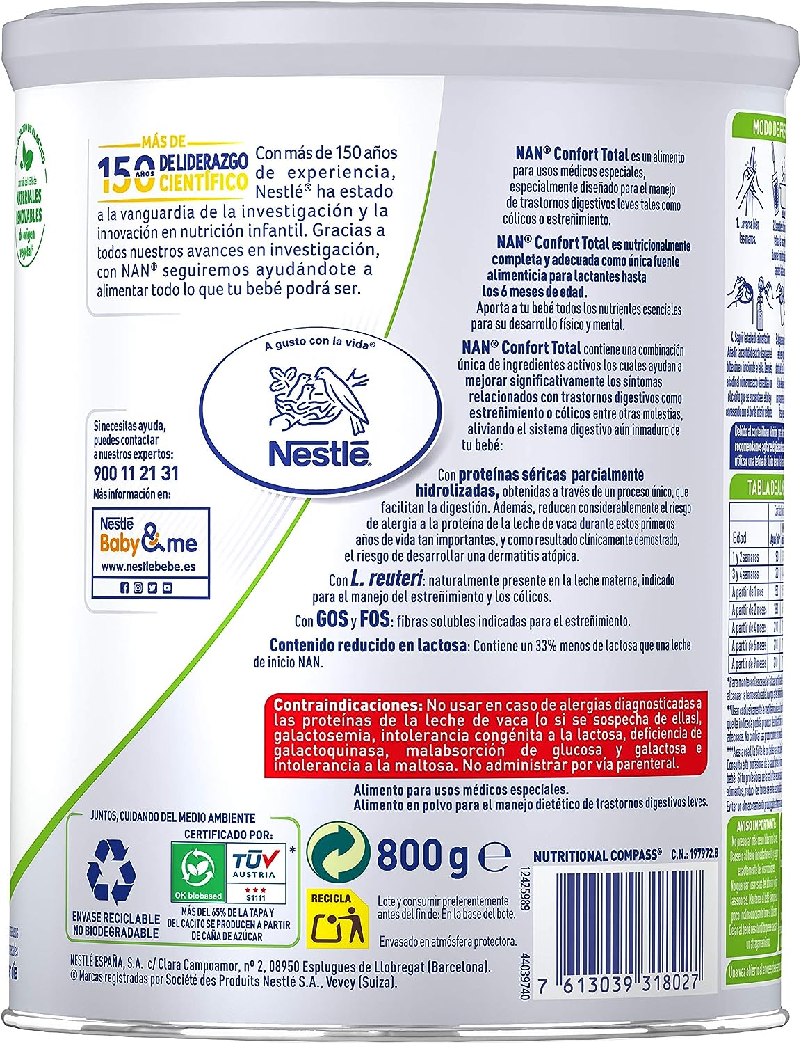 Nestle Leche Para Lactantes Expert Pro Total Confort 1 Leche en