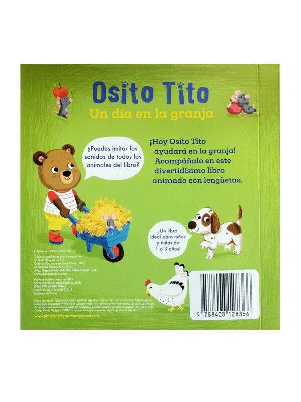 Cuento Osito Tito. Un día en la granja - Imagen 2